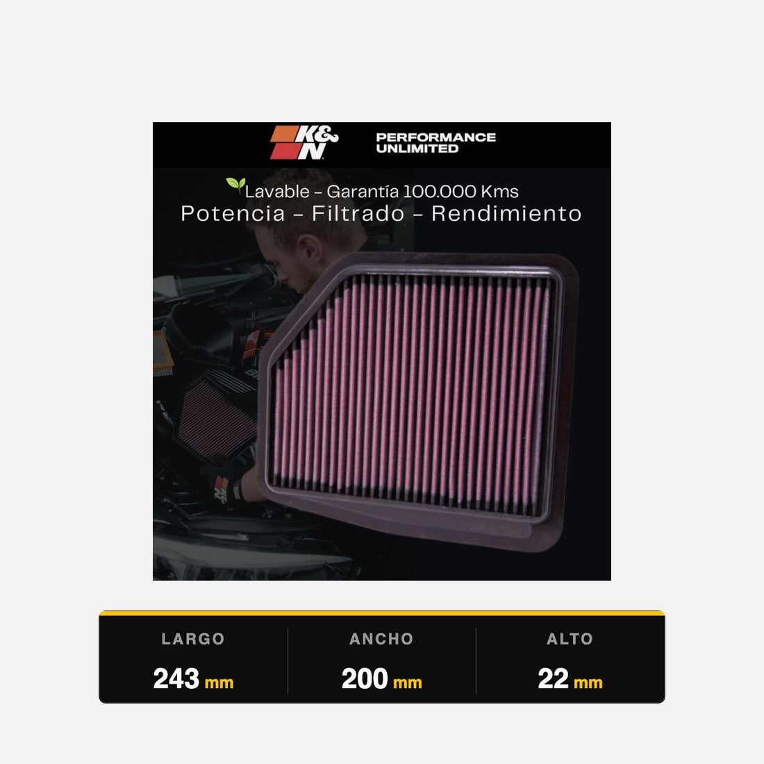 08 - 16 Suzuki Grand Vitara Grand Nomade 2.4L 3.2L Filtro