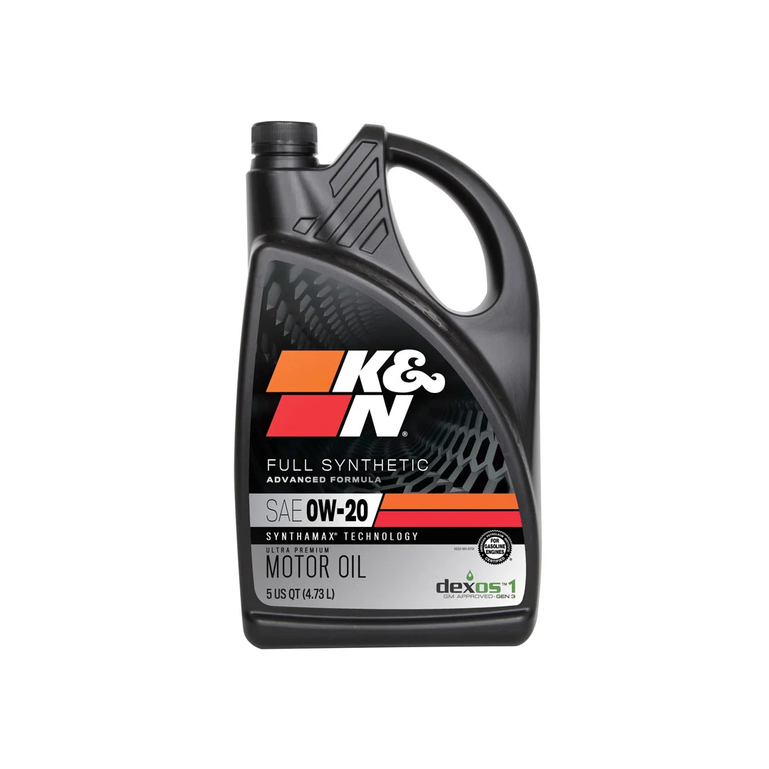 Aceite K&N 0W-20 Synthetic Motor Oil, 5 Quart