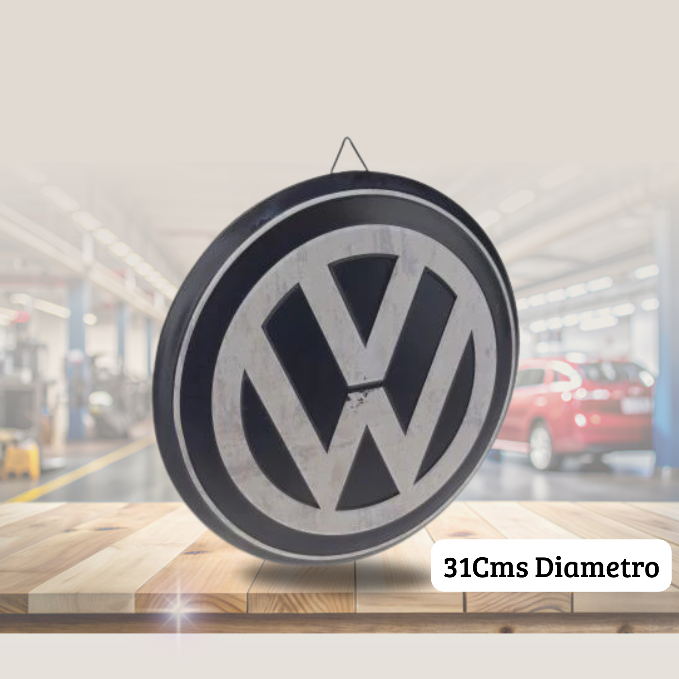 Cartel en Relieve Metal - VW METAL