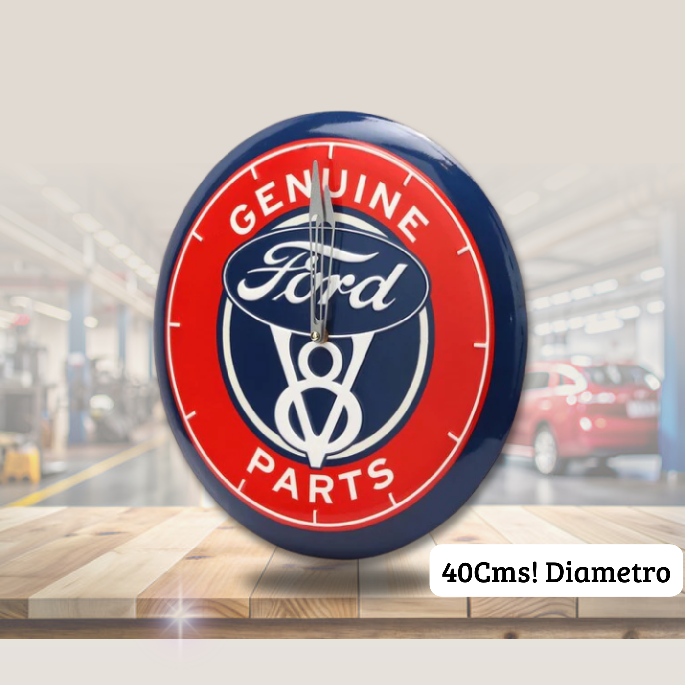 Reloj - GENUINE FORD PARTS METAL