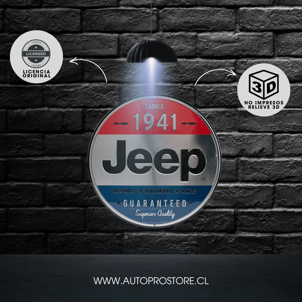 Cartel Troquelado - JEEP SINCE 1941