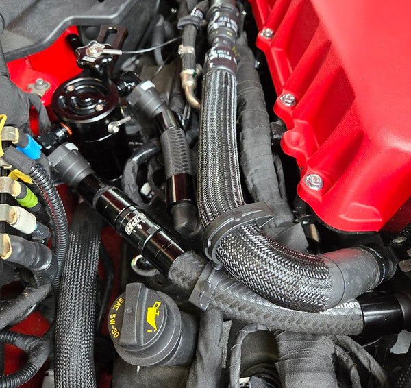 24-25 Mustang GT w/Roush SC Catch Can-Black