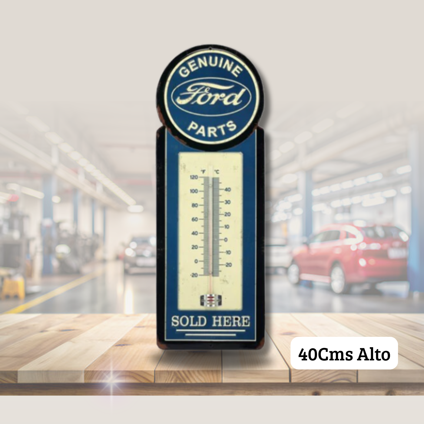 Termometro - FORD VERTICAL ALTO BRILLO