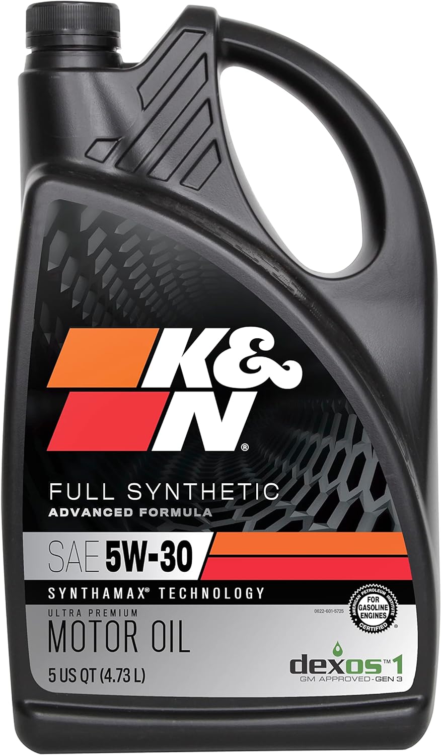 Aceite K&N 5W-30 Synthetic Motor Oil, 5 Quart