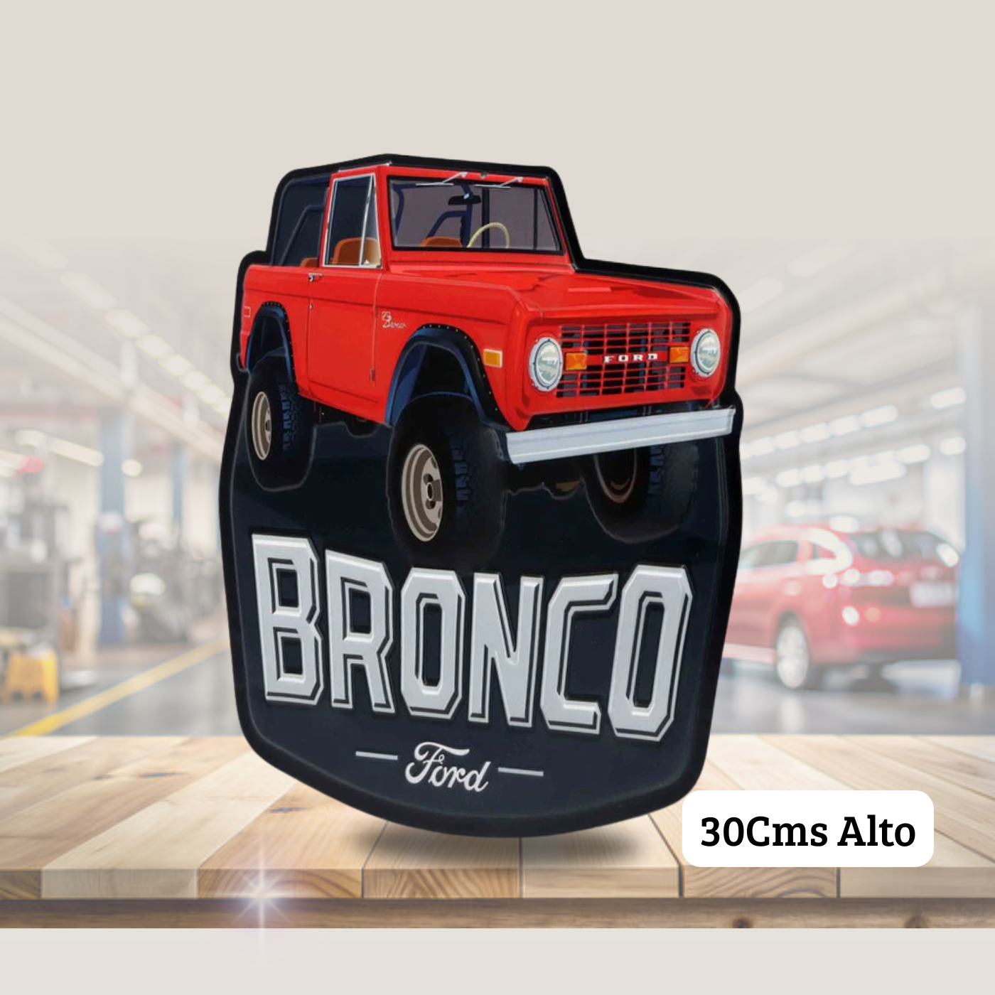 Cartel Troquelado - BRONCO