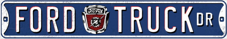 Cartel Troquelado - FORD TRUCK DR.