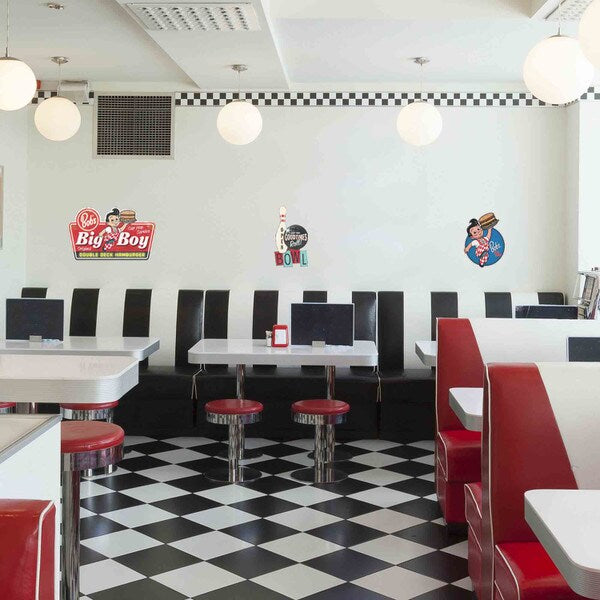 Cartel en Relieve Metal - BOB’S BIG BOY