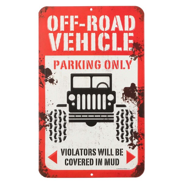 Cartel Troquelado - OFF-ROAD VEHICLE