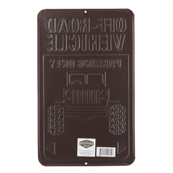 Cartel Troquelado - OFF-ROAD VEHICLE