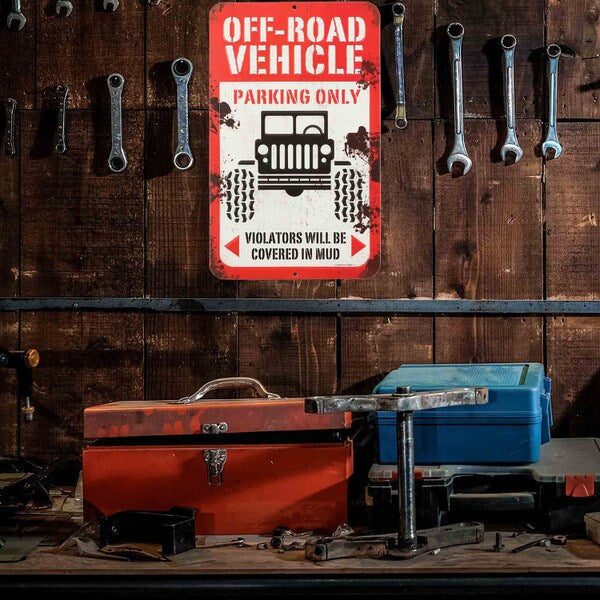 Cartel Troquelado - OFF-ROAD VEHICLE