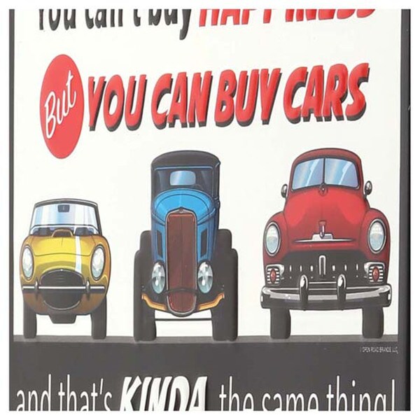 Cartel Troquelado - YOU CAN BUY CARS