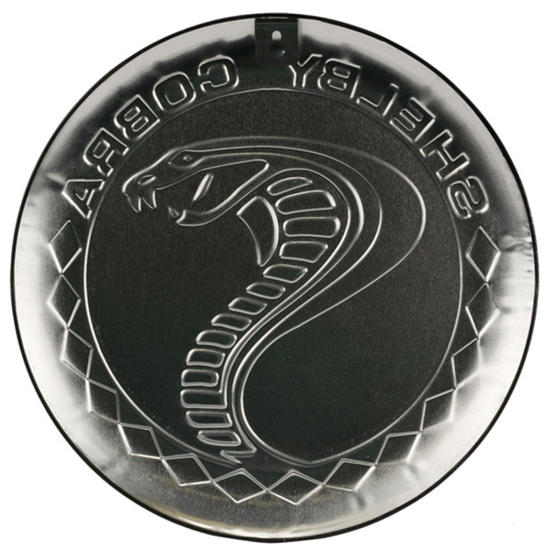 Cartel en Relieve Metal - SHELBY COBRA BOTON 31 Cms