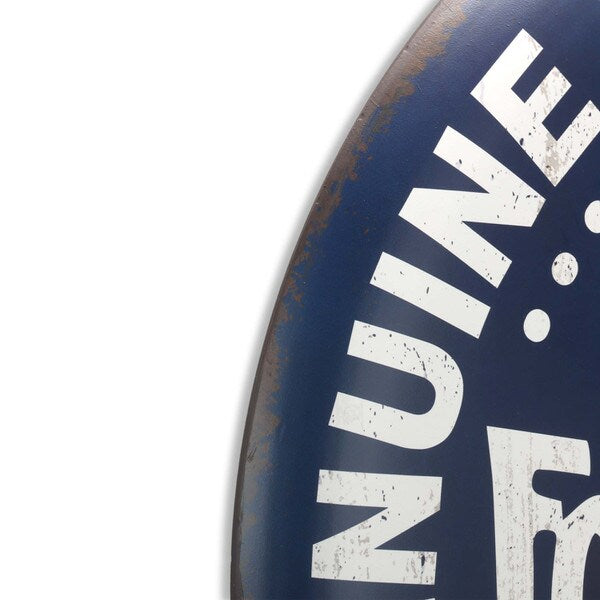 Cartel en Relieve Metal - FORD MOTOR BOTON 61 Cms!