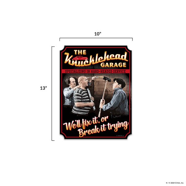 Cartel Troquelado - THREE STOOGES