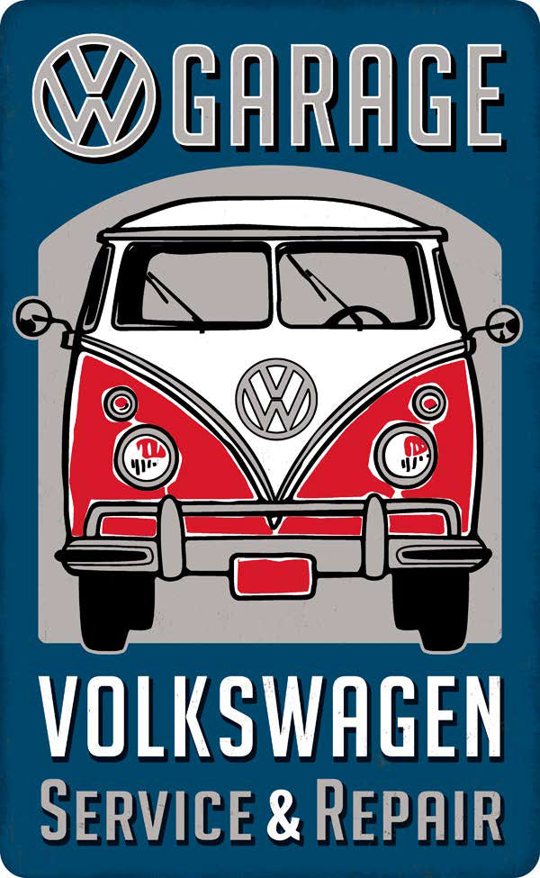 Cartel Troquelado - VOLKSWAGEN SERVICE