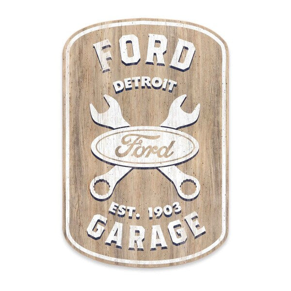 Cartel Madera -FORD GARAGE
