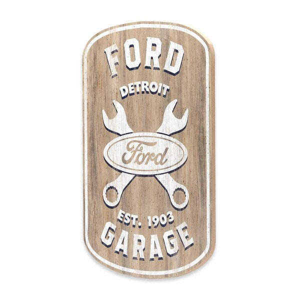 Cartel Madera -FORD GARAGE