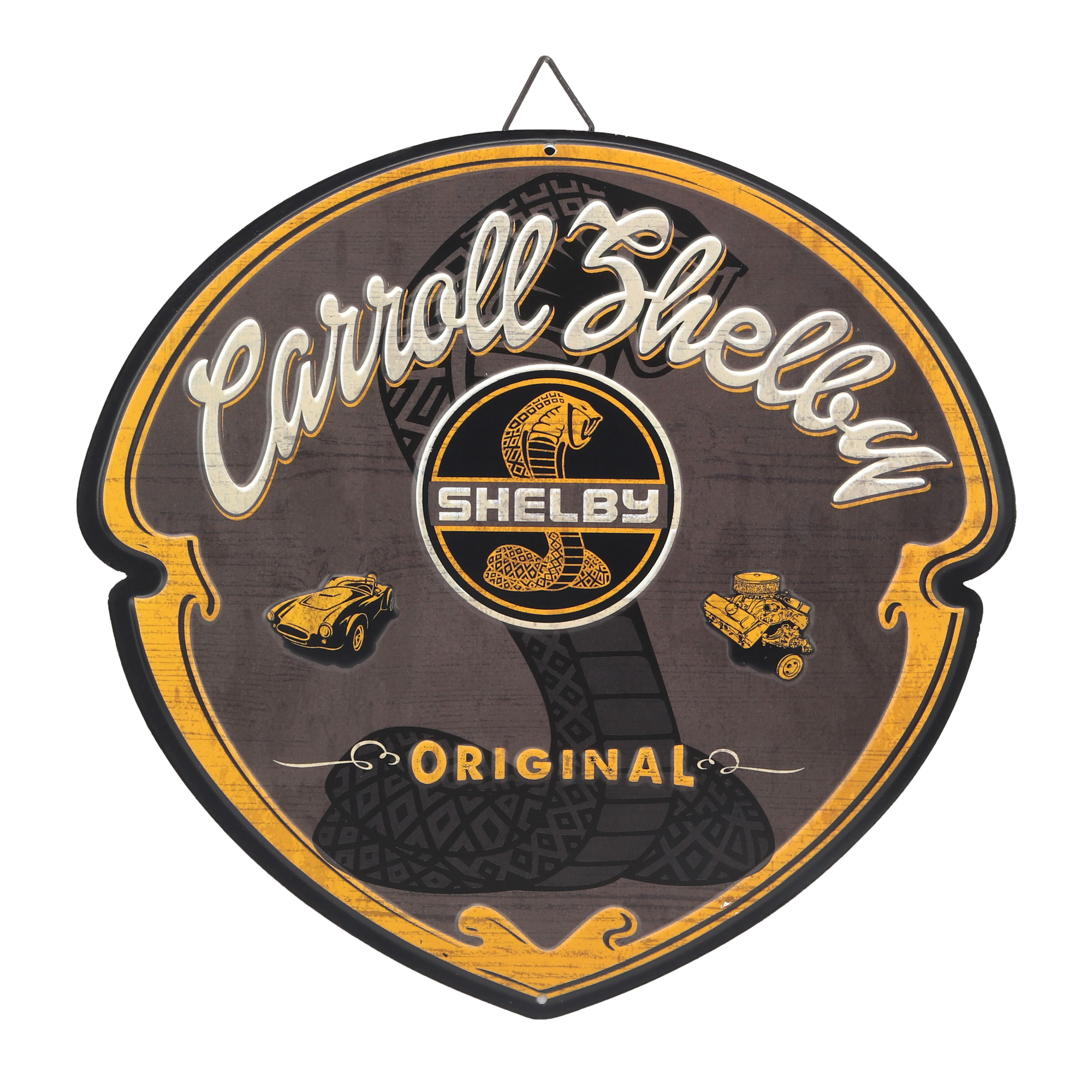 Cartel Troquelado - CARROLL SHELBY