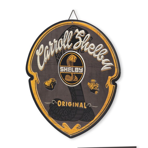 Cartel Troquelado - CARROLL SHELBY