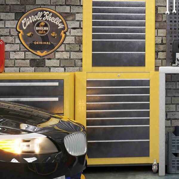 Cartel Troquelado - CARROLL SHELBY