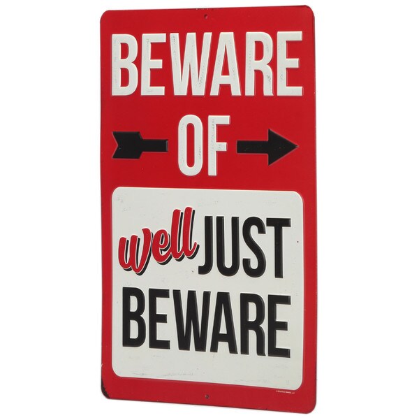 Cartel Relieve - BEWARE WELL BEWARE