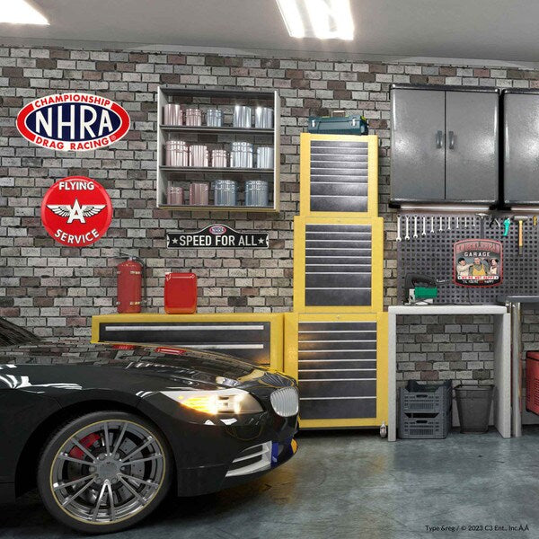 Cartel Troquelado - KNUCKLEHEAD GARAGE METAL SIGN