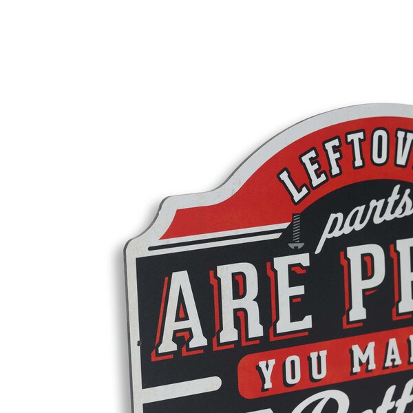 Cartel Troquelado - LEFTOVER PARTS X-METAL