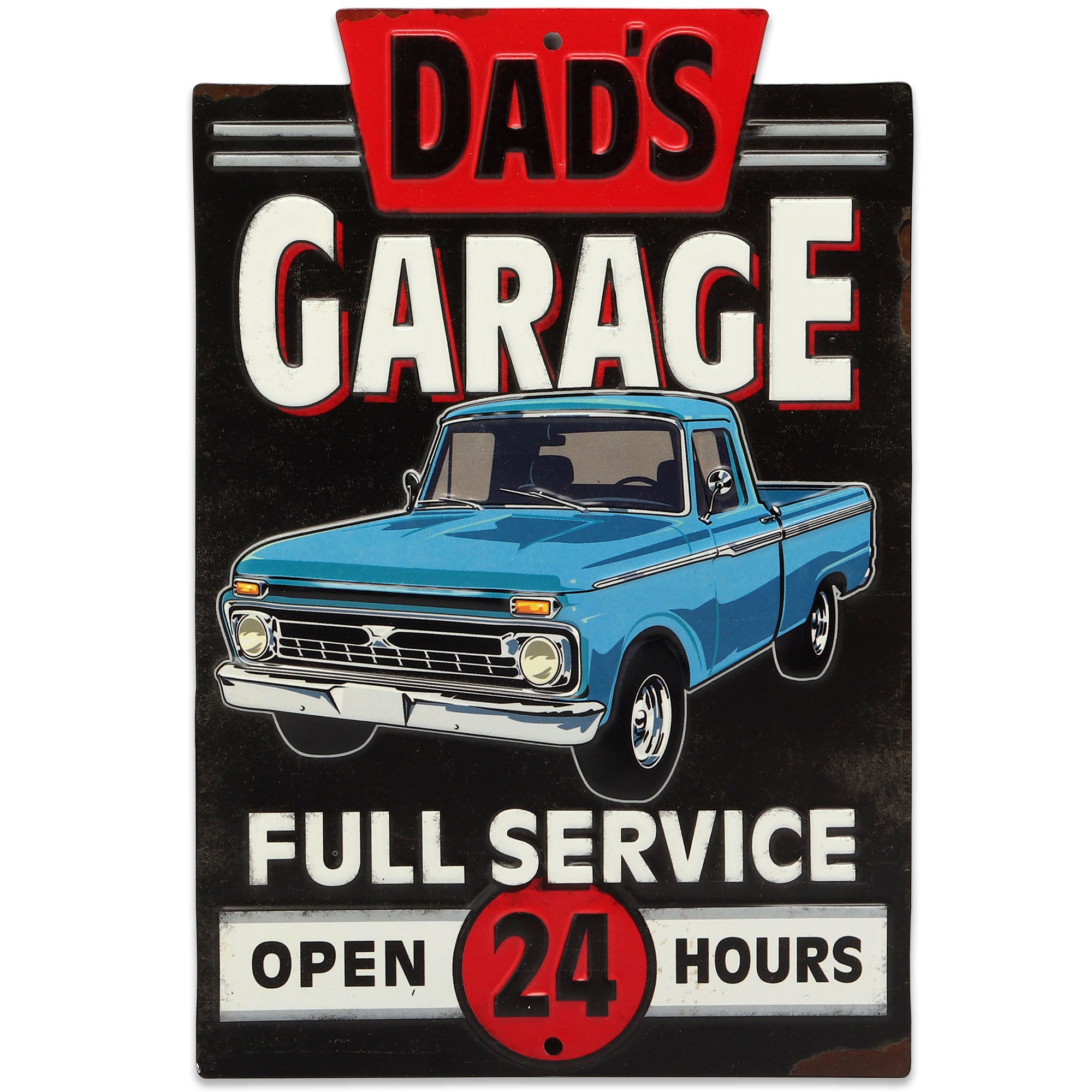 Cartel Troquelado - DAD’S GARAGE