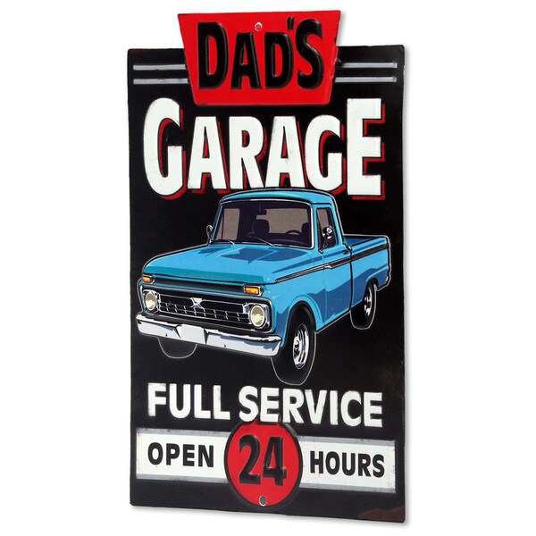 Cartel Troquelado - DAD’S GARAGE