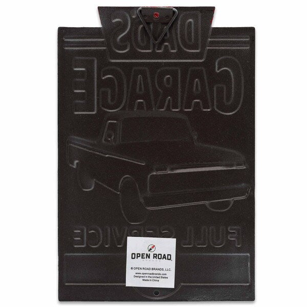 Cartel Troquelado - DAD’S GARAGE