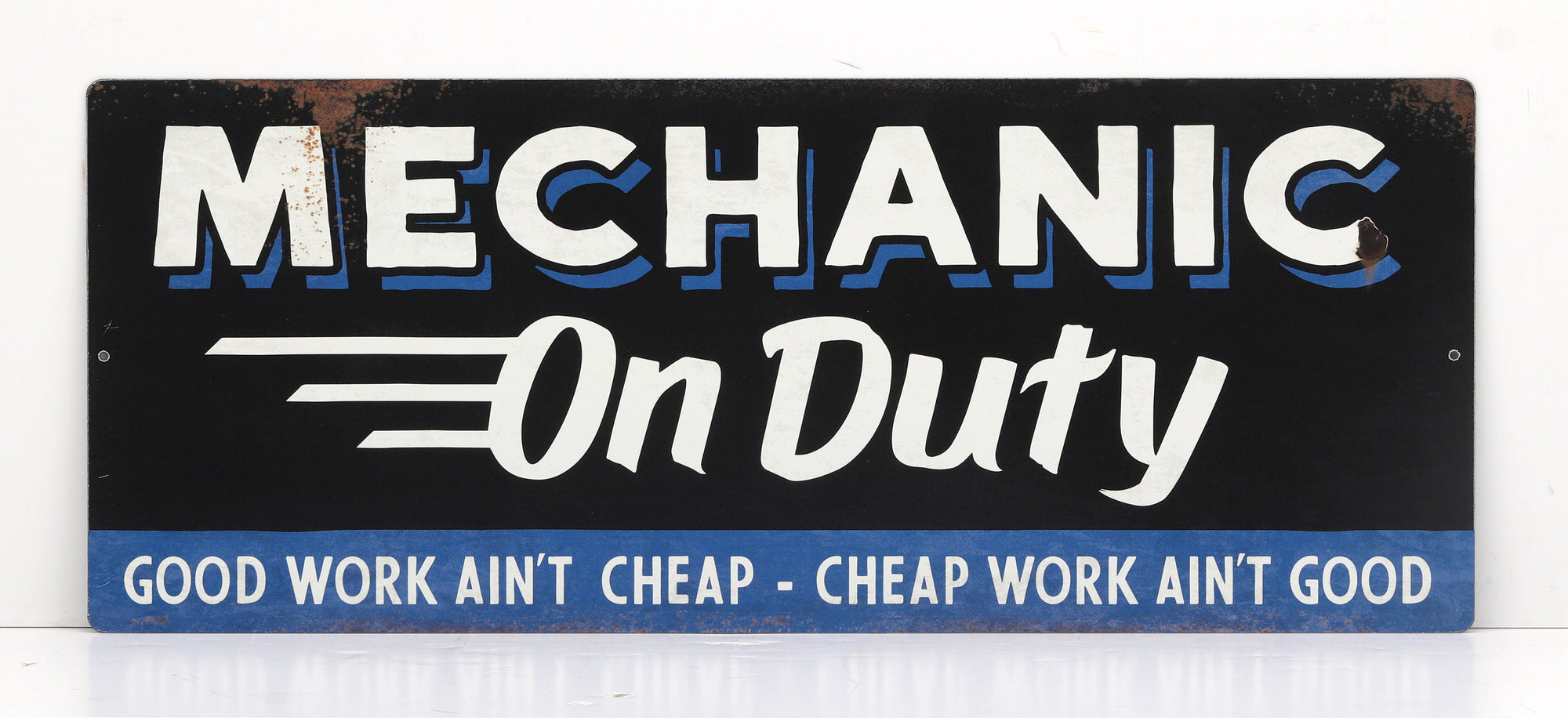 Cartel Troquelado - MECHANIC ON DUTY X-METAL