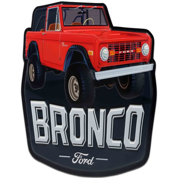 Cartel Troquelado - BRONCO