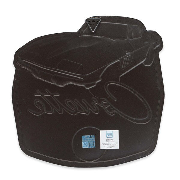 Cartel en Relieve Metal - CORVETTE STING RAY METAL