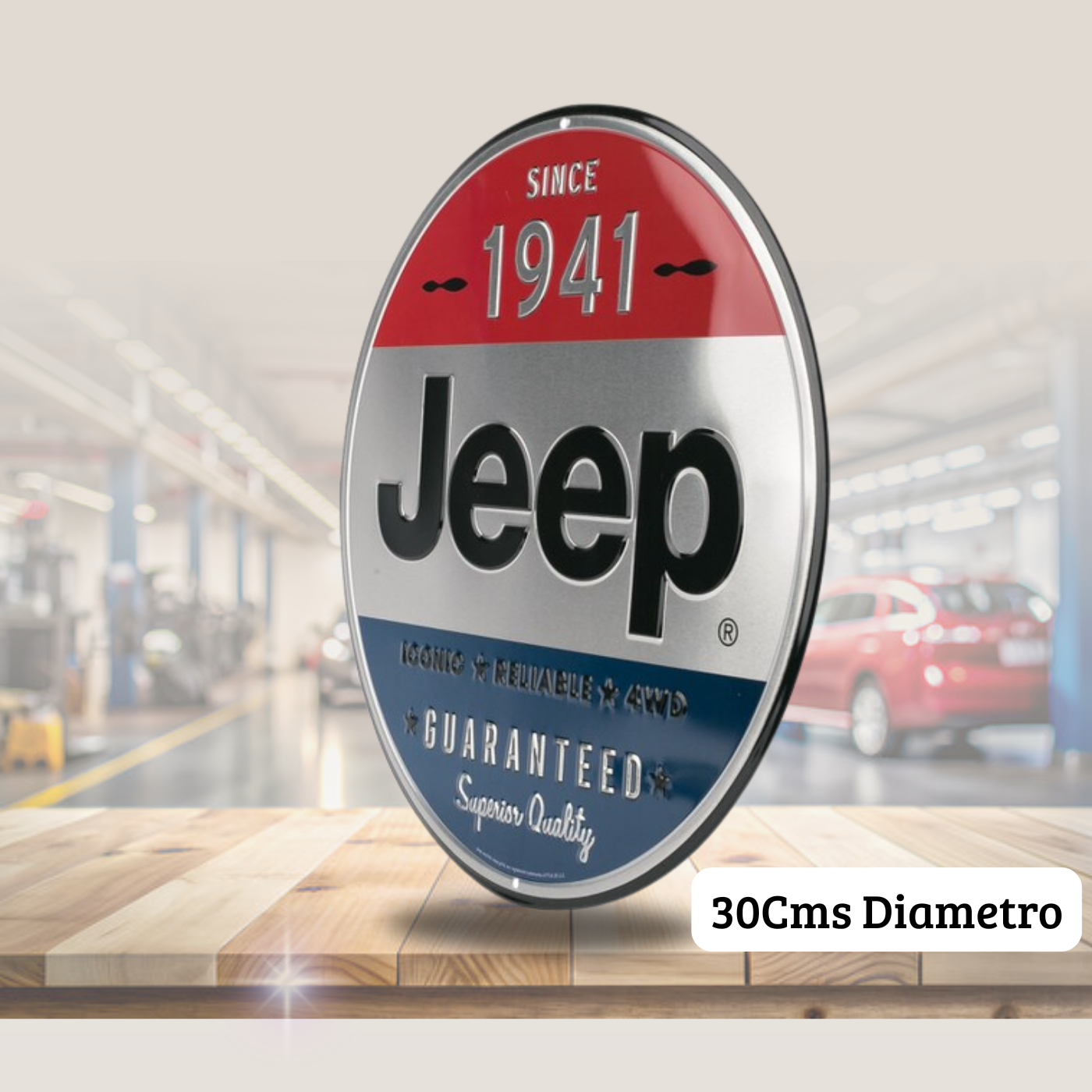 Cartel Troquelado - JEEP SINCE 1941