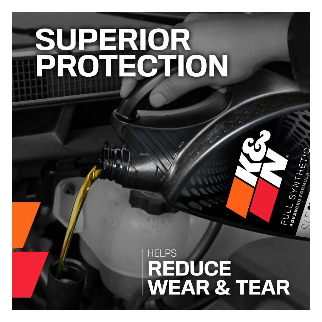 Aceite K&N 5W-20 Synthetic Motor Oil, 5 Quart