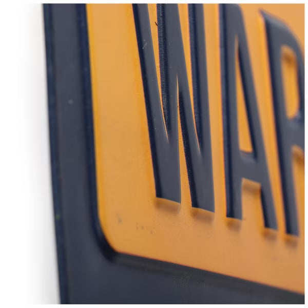 Cartel en Relieve Metal -GENIUS AT WORK METAL