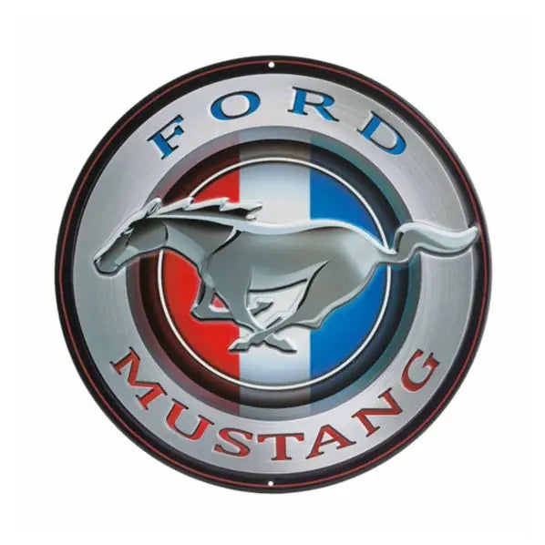 Cartel en Relieve Metal -FORD MUSTANG