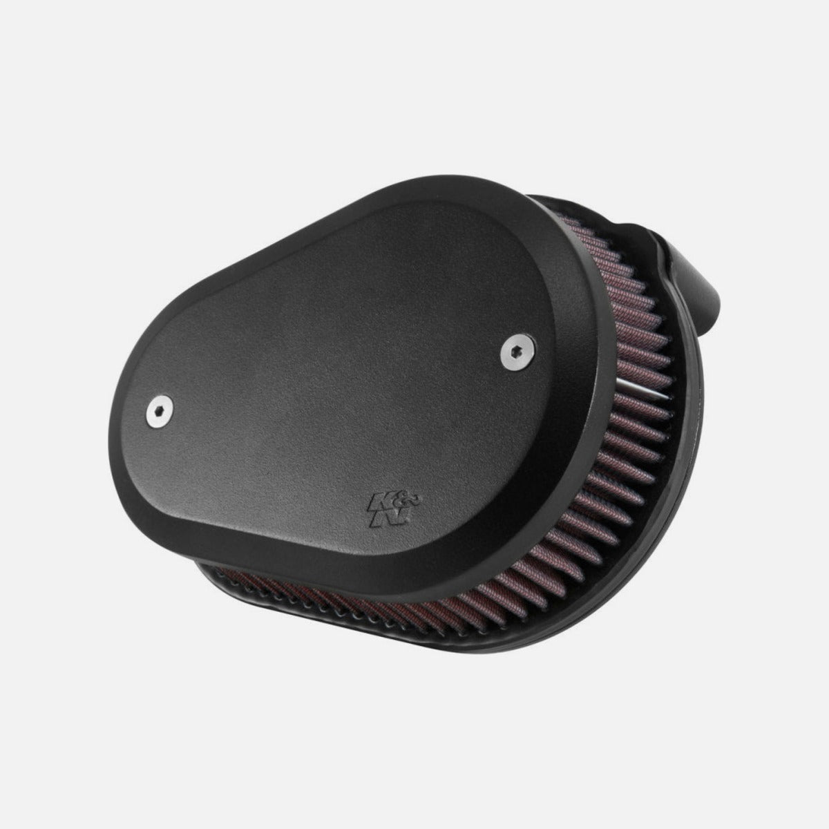 K&N 00-16 Harley Davidson Street Metal Intake System Flare Black