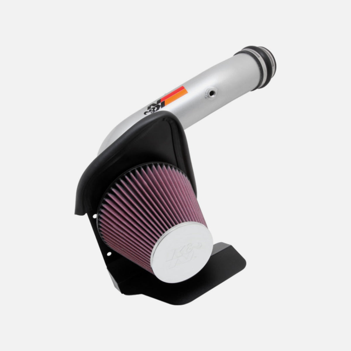 K&N 10-11 Ford Taurus 3.5L V6 Silver Typhoon Cold Air Intake