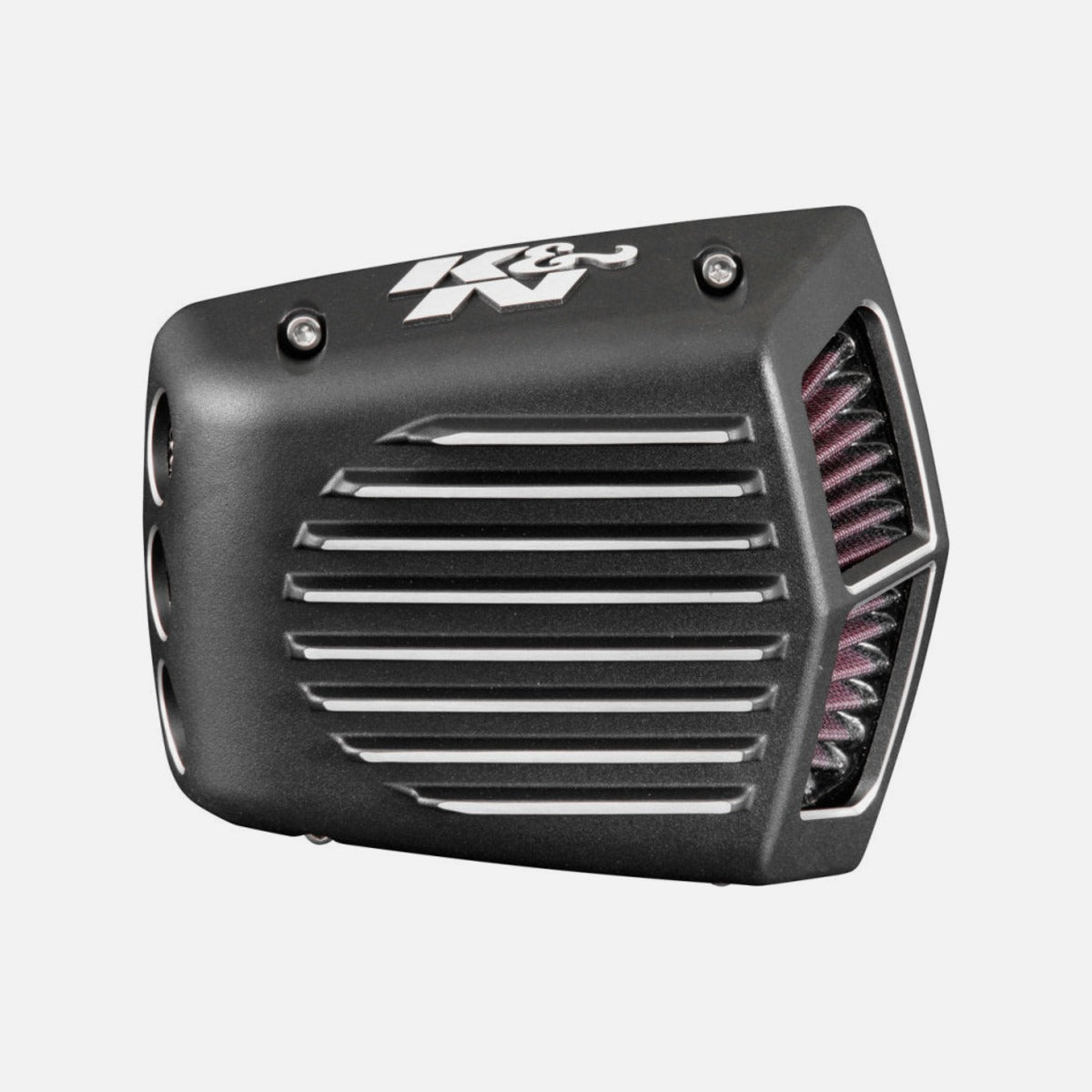 K&N Street Metal Intake System for 01-16 Harley Davidson Softail/Dyna - Shaker Black