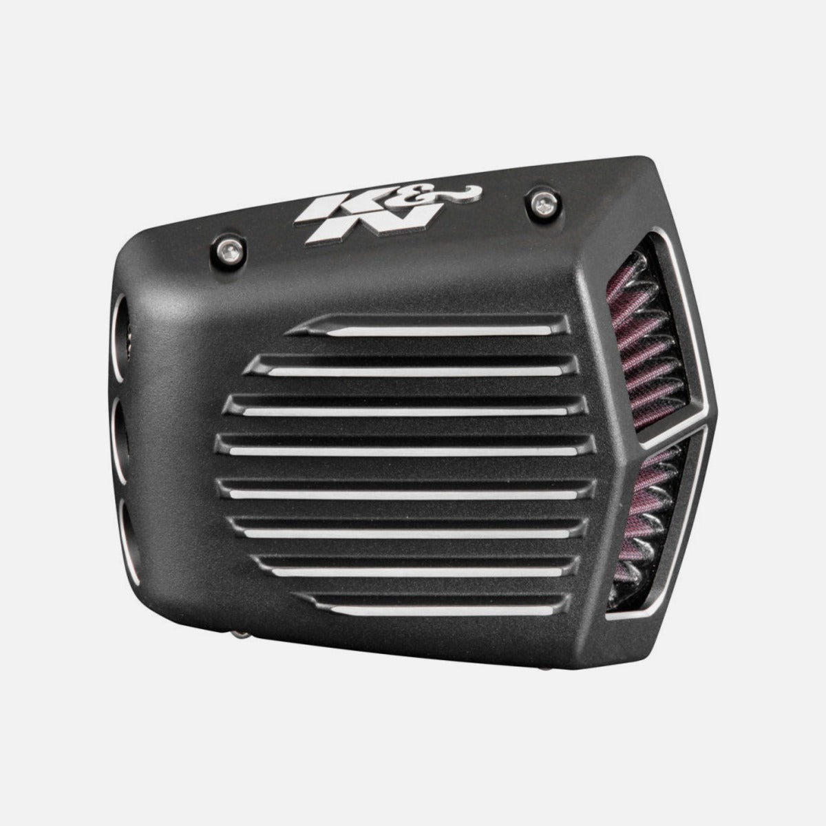 K&N Street Metal Intake System for 08-16 Harley Davidson Touring Models - Shaker Black