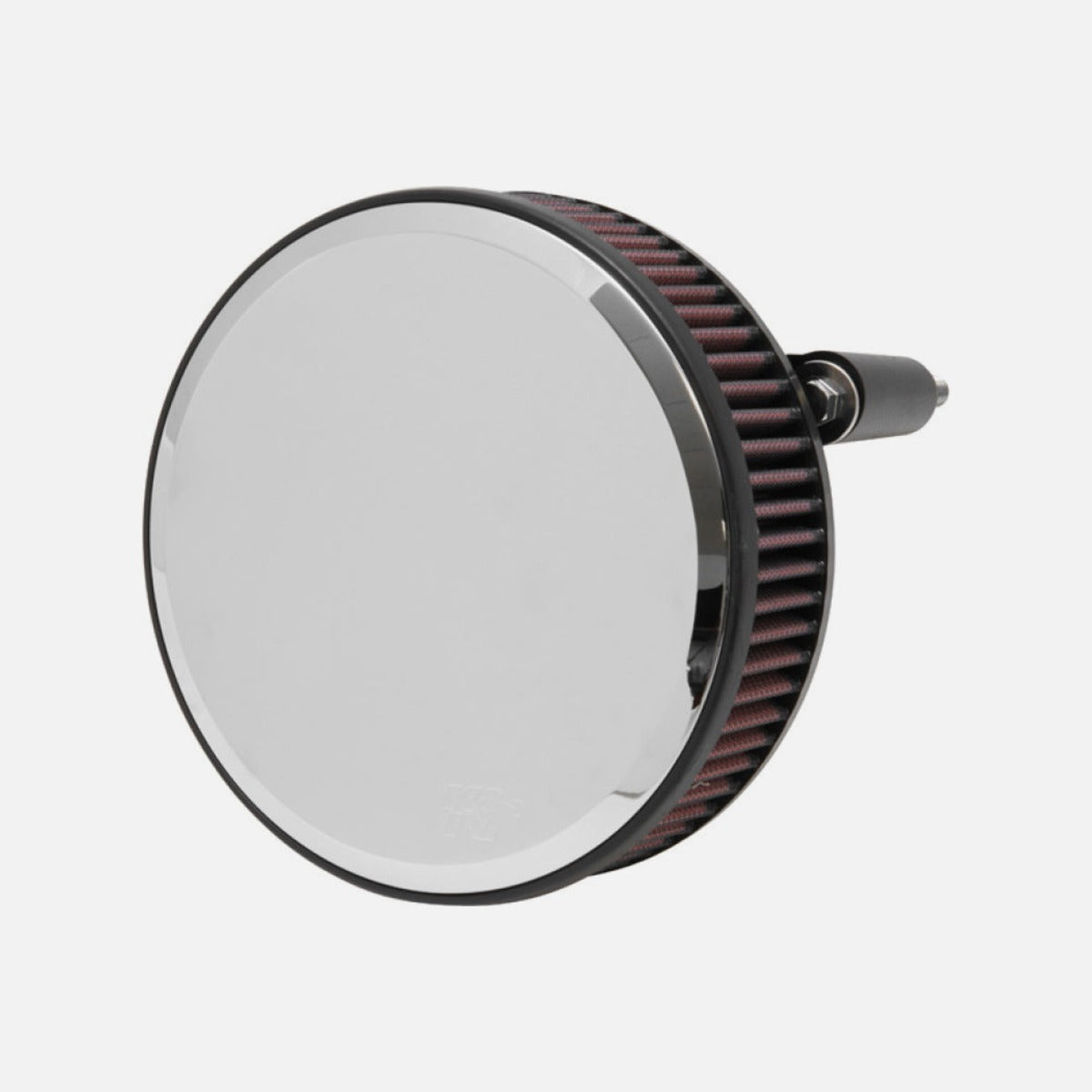 K&N Street Round Metal Intake System - Harley Davidson - Red Filter 6-8 Size 2.4in In Dia 2.5in H