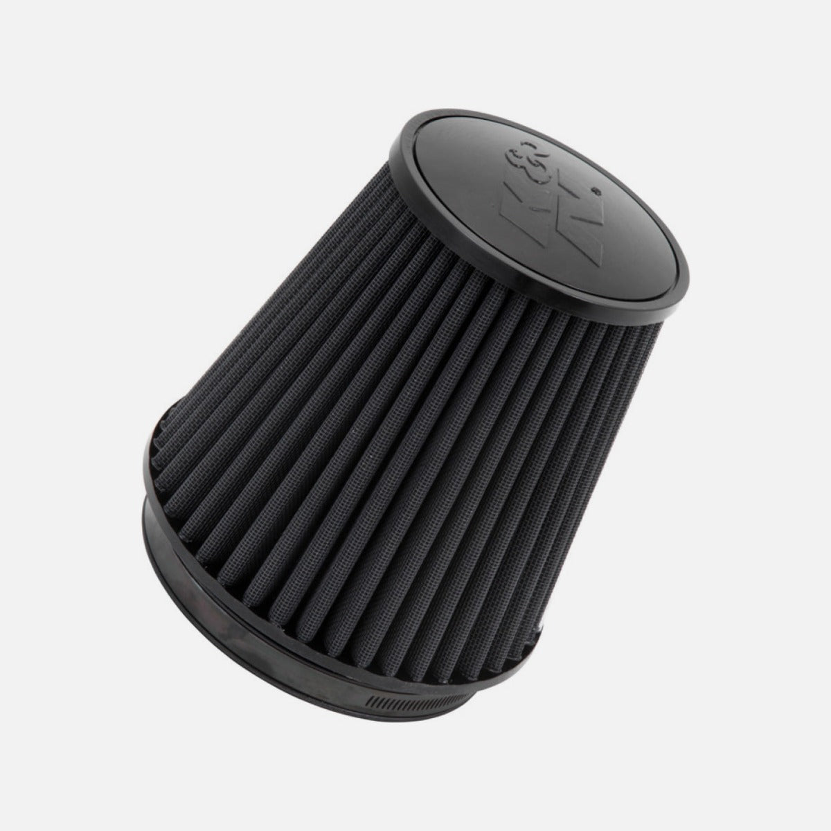 RU-3101HBK K&N Universal Rubber Filter Round Tapered 6in Flange ID x 7.5in Base OD x 5.25in Top OD x 8in Height