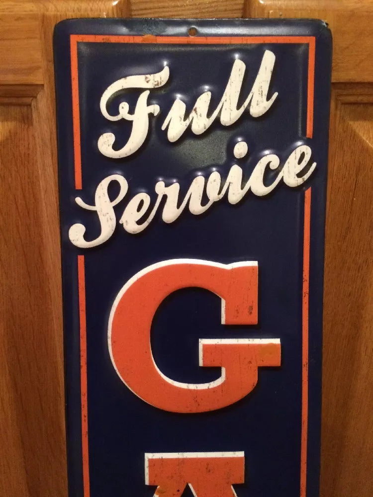 Cartel Troquelado - FULL SERVICE GARAGE