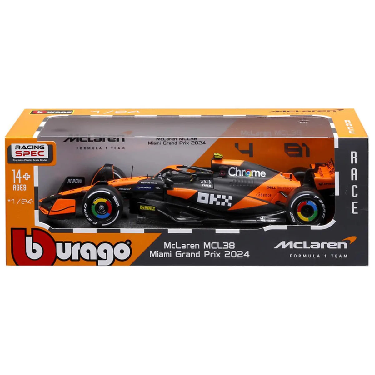 Auto F1 McLaren MCL38 1:24