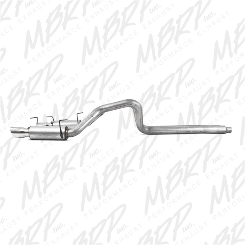 S7270AL MBRP 05-09 Ford Mustang GT 4.6L Dual Split Rear Race Version AL/ 3in Cat Back Exhaust System