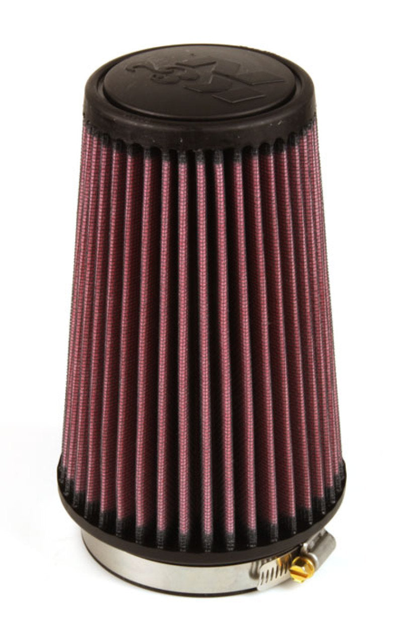 RU-3130 K&N Filter Universal Rubber Filter 3 1/2 inch Flange 4 5/8 inch Base 3 1/2 inch Top 7 inch Height