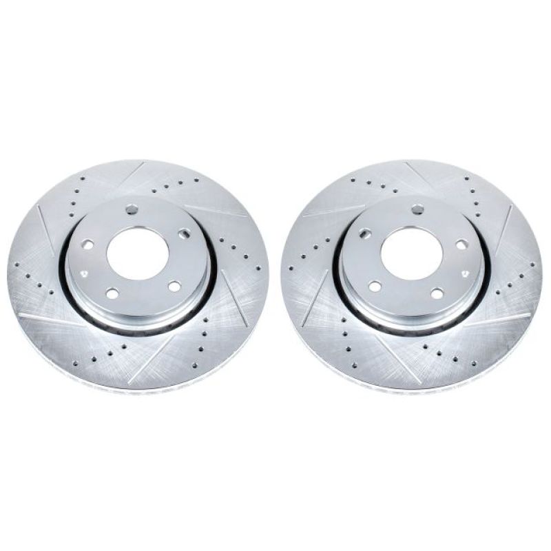 Power Stop 16-19 Mazda CX-5 Discos Perforados y Ranurados DELANTEROS - Par 297mm