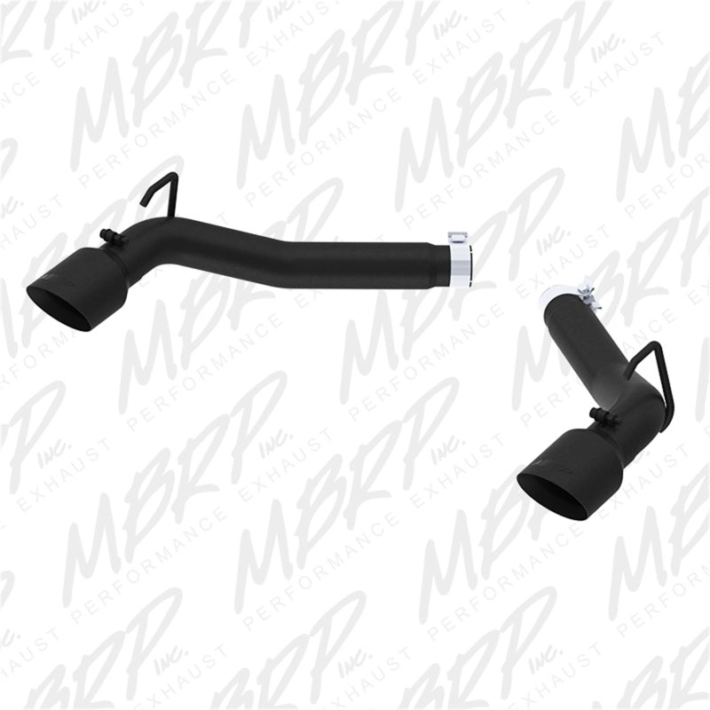 S7019BLK MBRP 2010-2015 Chevrolet Camaro V8 6.2L 3in Black Coated Axle Back Muffler Delete