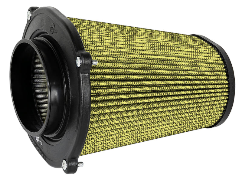 72-91133 aFe Quantum Pro Guard 7 Air Filter Inverted Top - 5.5inx4.25in Flange x 9in Height - Dry PG7